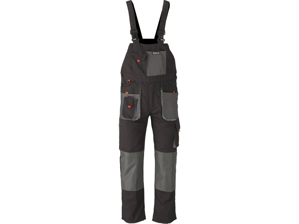 PANTALONI DE LUCRU CU PIEPTAR, PEGMA, MARIMEA M Yato YT - 80189 - Pantaloni de lucuru cu pieptar, 267 g, rezistent Yato - scule electrice si unelte profesionale - BricoMart