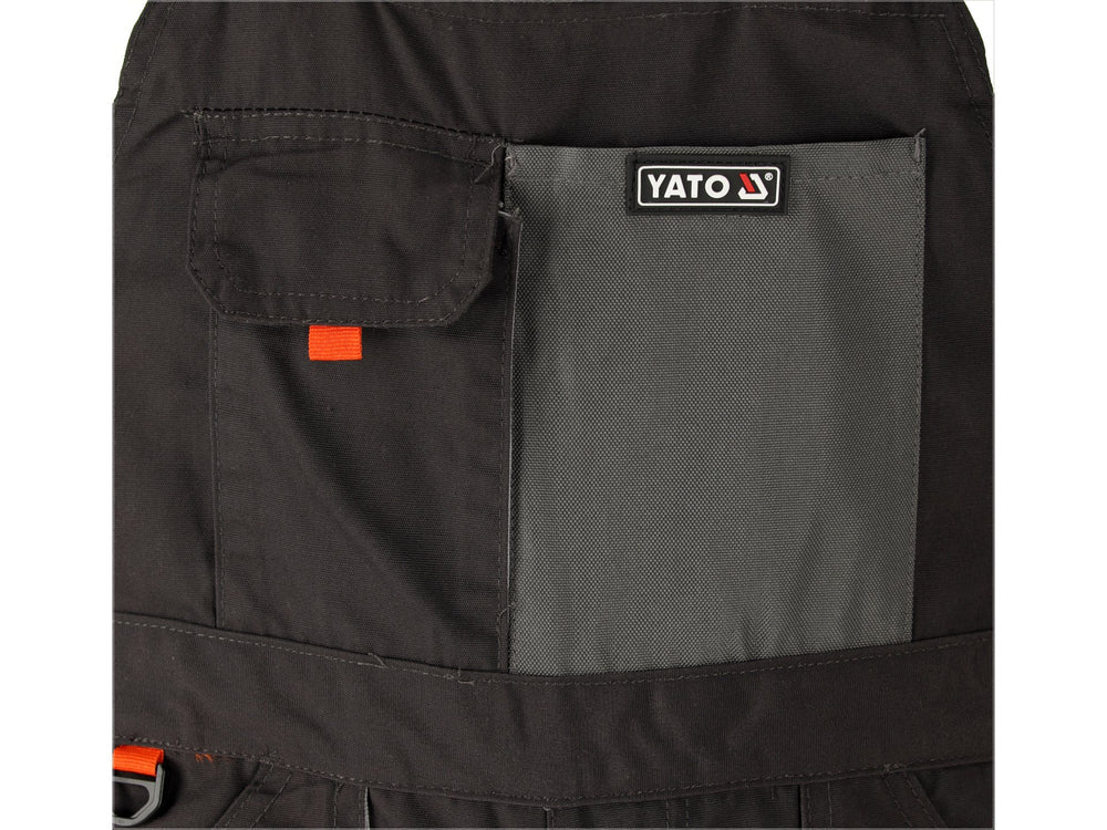 PANTALONI DE LUCRU CU PIEPTAR, PEGMA, MARIMEA M Yato YT - 80189 - Pantaloni de lucuru cu pieptar, 267 g, rezistent Yato - scule electrice si unelte profesionale - BricoMart