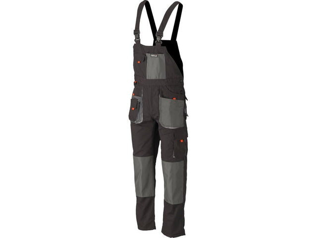 PANTALONI DE LUCRU CU PIEPTAR, PEGMA, MARIMEA XL Yato YT - 80192 - Pantaloni de lucuru cu pieptar, 267 g, rezistent Yato - scule electrice si unelte profesionale - BricoMart