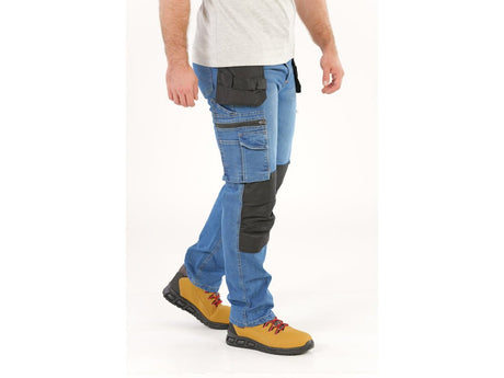 PANTALONI DE LUCRU, JEANS, CU ELASTAN, MARIMEA 2XL Yato YT - 79055 - 325 g, rezistent Yato - scule electrice si unelte profesionale - BricoMart