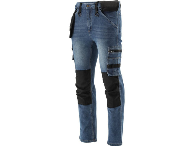 PANTALONI DE LUCRU, JEANS, CU ELASTAN, MARIMEA L Yato YT - 79052 - 325 g, rezistent Yato - scule electrice si unelte profesionale - BricoMart