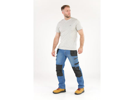 PANTALONI DE LUCRU, JEANS, CU ELASTAN, MARIMEA XL Yato YT - 79054 - 325 g, rezistent Yato - scule electrice si unelte profesionale - BricoMart