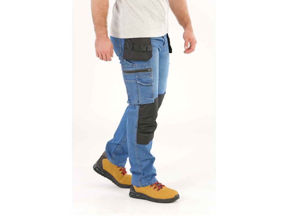 PANTALONI DE LUCRU, JEANS, CU ELASTAN, MARIMEA XL Yato YT - 79054 - 325 g, rezistent Yato - scule electrice si unelte profesionale - BricoMart