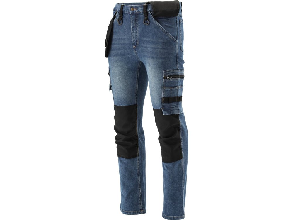 PANTALONI DE LUCRU, JEANS, CU ELASTAN, MARIMEA XL Yato YT - 79054 - 325 g, rezistent Yato - scule electrice si unelte profesionale - BricoMart