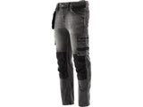 PANTALONI DE LUCRU, JEANS GRI, CU ELASTAN, MARIMEA S Yato YT - 79060 - 325 g, rezistent Yato - scule electrice si unelte profesionale - BricoMart
