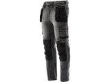 PANTALONI DE LUCRU, JEANS GRI, CU ELASTAN, MARIMEA S Yato YT - 79060 - 325 g, rezistent Yato - scule electrice si unelte profesionale - BricoMart
