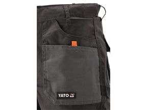 PANTALONI DE LUCRU PEGMA, MARIMEA L/XL Yato YT - 80185 - 267 g, rezistent Yato - scule electrice si unelte profesionale - BricoMart