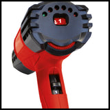 Pistol cu aer cald Einhell TE - HA 2000 E, 2.000 W, 3 setari de temperatura 50 - 550°, comutator de debit de aer, setare rece, inclusiv accesorii extinse pentru duze Einhell - scule electrice si unelte profesionale - BricoMart