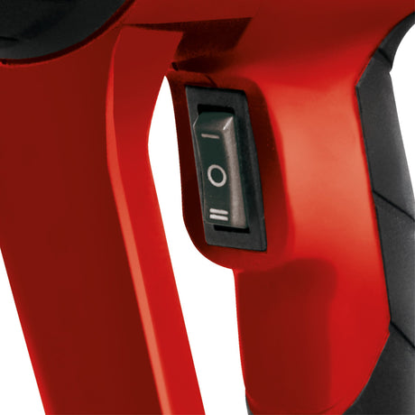 Pistol de aer cald Einhell TC - HA 2000/1, 2.000 W, 2 niveluri de temperatura 350°C/550°C, 2 niveluri de performanta, protectie la supraincalzire, 2 accesorii incluse Einhell - scule electrice si unelte profesionale - BricoMart