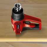 Pistol de aer cald Einhell TC - HA 2000/1, 2.000 W, 2 niveluri de temperatura 350°C/550°C, 2 niveluri de performanta, protectie la supraincalzire, 2 accesorii incluse Einhell - scule electrice si unelte profesionale - BricoMart