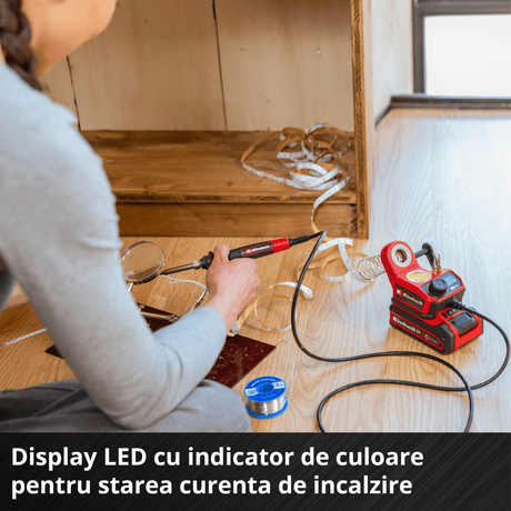 Pistol de lipit fara cablu Einhell TE - SI 18/480 Li E - Solo BricoMart - scule electrice si unelte profesionale - BricoMart