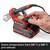 Pistol de lipit fara cablu Einhell TE - SI 18/480 Li E - Solo BricoMart - scule electrice si unelte profesionale - BricoMart