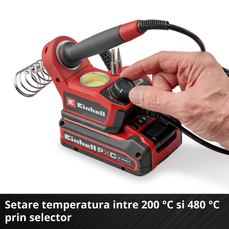 Pistol de lipit fara cablu Einhell TE - SI 18/480 Li E - Solo BricoMart - scule electrice si unelte profesionale - BricoMart