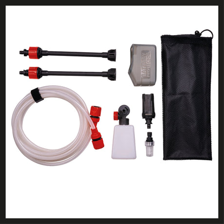 Pistol de spalat cu presiune fara fir Einhell Hypresso 18/24 Li - Solo Power X - Change (18 V, 24 bar, pentru curatare si udare mobila, 240 l/h, incl. accesorii, fara acumulator) Einhell - scule electrice si unelte profesionale - BricoMart