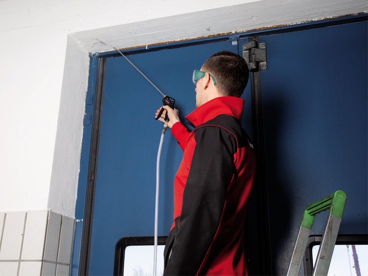 Pistol de suflat original Einhell lung cu duza de 500 mm, accesorii compresor, duza lunga de 50 cm, pentru max. 8 bar, niplu pentru cuplare rapida Einhell - scule electrice si unelte profesionale - BricoMart