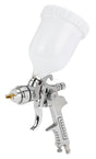 Pistol de vopsit profesional original Einhell cu cupa de debit gravitationala, accesorii compresor, cupa de debit de 600 ml, regulator de volum de aer, regulator de cantitate de vopsea, regulator jet punctual/larg Einhell - scule electrice si unelte profesionale - BricoMart