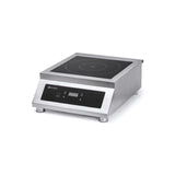 Plita cu inductie profesionala, Hendi Profi Line, model 5000 D ,putere 5000 W, control digital, corp inox, 39,8 cm x51,5 cm x16,8 cm inaltime