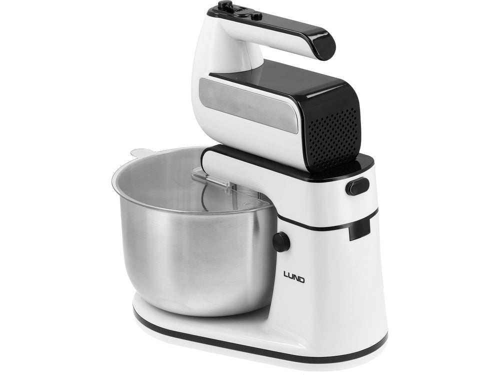 MIXER DE MÂNĂ CU BOL DIN OȚEL INOXIDABIL Lund 67791 , 500W , 3 L , Turbo , 700 W , sistem de răcire eficient