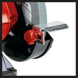 Polizor de banc cu disc dublu Einhell TC - BG 150 (150 W, pentru reparatii minore si majore, ajustari de forma si slefuire/rectificare initiala, disc de slefuit/rectificare grosier si fin K36/K60 Einhell - scule electrice si unelte profesionale - BricoMart