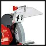 Polizor de banc cu disc dublu Einhell TC - BG 150 (150 W, pentru reparatii minore si majore, ajustari de forma si slefuire/rectificare initiala, disc de slefuit/rectificare grosier si fin K36/K60 Einhell - scule electrice si unelte profesionale - BricoMart
