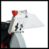 Polizor de banc cu disc dublu Einhell TC - BG 200 L (pentru corectii minore si majore, lumina flexibila, suporturi de lucru mari + reglabile, incl. disc de slefuit/slefuit grosier/fin K36/K60 Einhell - scule electrice si unelte profesionale - BricoMart