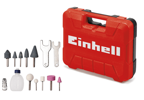 Polizor pneumatic cu stift Einhell TC - PP 220, instrument pneumatic pentru slefuire, lustruire, gravare si debavurare, incl. 10 pietre de slefuit, sticla de ulei goala, geanta de transport si depozitare Einhell - scule electrice si unelte profesionale - BricoMart