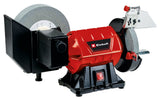Polizor umed - uscat Einhell TC - WD 200/150, 250 W, pentru slefuire umeda si uscata, constructie metalica compacta, fereastra de protectie impotriva scanteilor, incl. discuri de slefuire grosiera si umeda Einhell - scule electrice si unelte profesionale - BricoMart