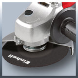 Polizor unghiular Einhell TC - AG 115 500 W, 12000 rpm, disc Ø 115 mm, protectie disc, blocare ax, cap angrenaj plat din aluminiu Einhell - scule electrice si unelte profesionale - BricoMart