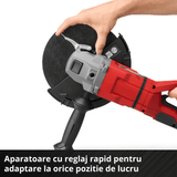 Polizor unghiular fara fir Einhell TP - AG 36/230 - 22 Li BL - Solo - 2200 W BricoMart - scule electrice si unelte profesionale - BricoMart