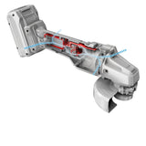 Polizor unghiular pe acumulator Einhell Professional AXXIO 18/150 Power X-Change, 18V, 700 W, motor fara perii, pornire lina, protectie disc, decuplare suprasarcina, fara acumulator, incl. disc de taiere Einhell - scule electrice si unelte profesionale - BricoMart