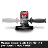 Polizor unghiular pe acumulator Einhell Professional TP - AG 18/125 CE Q Li Power X - Change, 18 V, 900 W, Ø 125 mm, adancime de taiere 33 mm, motor fara perii, electronica de viteza continua, fara disc de taiere sau acumulator Einhell - scule electrice si unelte profesionale - BricoMart