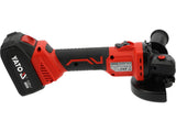 Polizor unghiular YATO YT-828252, 18 V, 125 mm, 2 x 4 Ah - imagine 3