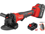 Polizor unghiular YATO YT-828255, 18 V, 2 x 4 Ah - imagine 8