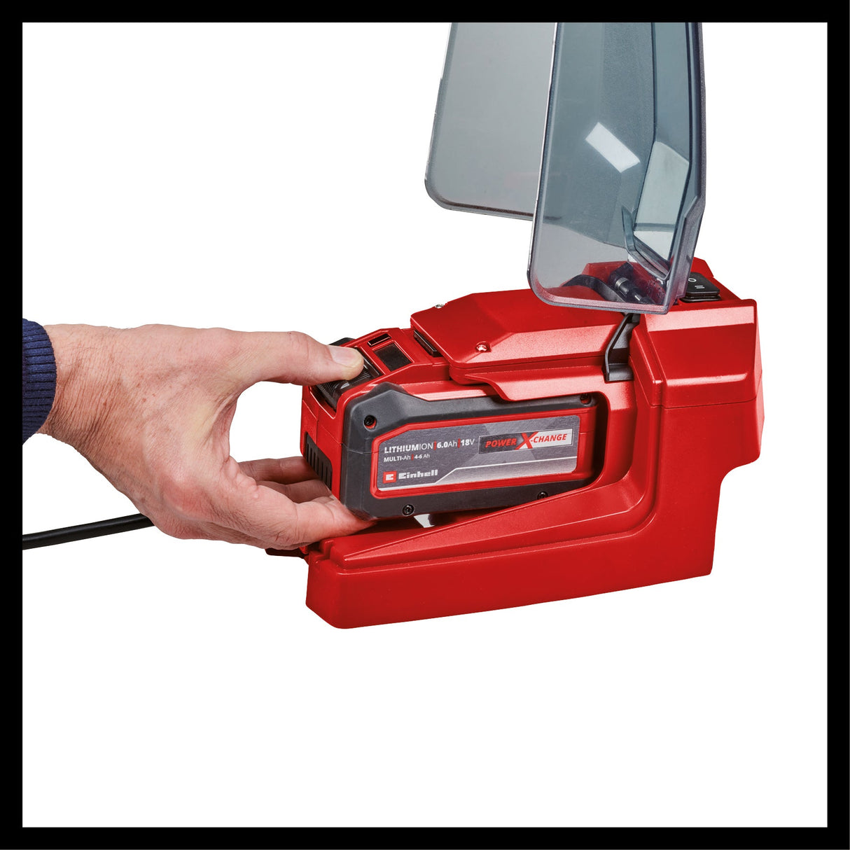 Pompa de apa murdara pe acumulator Einhell GE - DP 18/25 LL Li - Solo Power X - Change (18 V, debit 7.500 l/h, aspiratie plata, inaltime de pompare 5 m, mod ECO si BOOST, fara acumulator Einhell - scule electrice si unelte profesionale - BricoMart