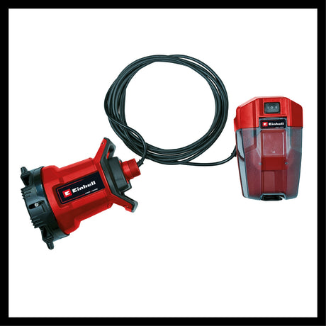 Pompa de apa murdara pe acumulator Einhell GE - DP 18/25 LL Li - Solo Power X - Change (18 V, debit 7.500 l/h, aspiratie plata, inaltime de pompare 5 m, mod ECO si BOOST, fara acumulator Einhell - scule electrice si unelte profesionale - BricoMart