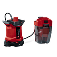 Pompa de apa murdara pe acumulator Einhell GE - DP 18/25 LL Li - Solo Power X - Change (18 V, debit 7.500 l/h, aspiratie plata, inaltime de pompare 5 m, mod ECO si BOOST, fara acumulator Einhell - scule electrice si unelte profesionale - BricoMart