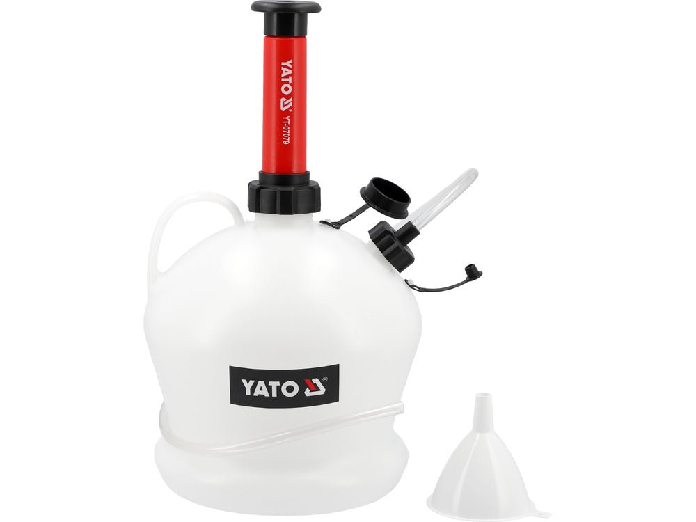 POMPA DE ASPIRAT ULEI SI CARBURANT 6L Yato YT - 07079 - 1 m, 5 mm, 1,3 m, 8 mm Yato - scule electrice si unelte profesionale - BricoMart