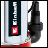 Pompa pentru apa murdara Einhell GC - DP 6315 N, 630 W, Ø15 mm particule straine, capacitate de debit 17.000 L/h, plutitor, maner de transport, infasurare cablu intern Einhell - scule electrice si unelte profesionale - BricoMart