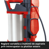 Pompa submersibila apa murdara Einhell Flutset GE - DP 7535 N LL ECO - inaltime max. 9 m, cablu 10 m, maner transport, 750 W BricoMart - scule electrice si unelte profesionale - BricoMart