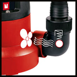 Pompa submersibila Einhell GC - SP 3580 LL, 350 W, 8.000 litri pe ora, aspiratie plana pana la 1 mm, pornire pompa de la 8 mm, supapa de sens integrata Einhell - scule electrice si unelte profesionale - BricoMart