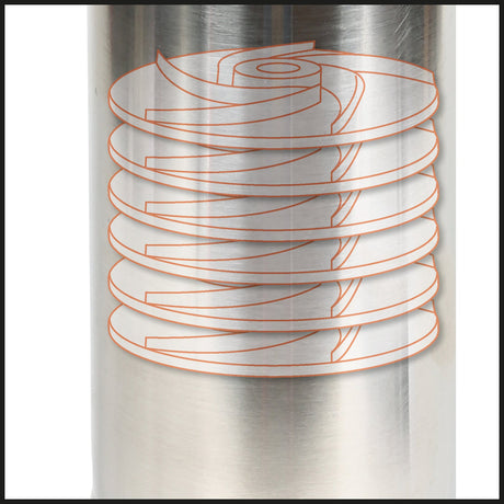 Pompa sumersibila de adancime Einhell GC - DW 1045 N, 1000 wati, pana la 6500 L/h, inaltime maxima de refulare 45 m, diametru pompa 99 mm, sursa de alimentare 22 m Einhell - scule electrice si unelte profesionale - BricoMart