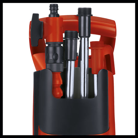 Pompa sumersibila Einhell GE - SP 3546 RB, 350 W, dimensiune maxima a corpului strain 2,5 mm, debit maxim 4,6 L/h, inaltime maxima de refulare 11 m, plutitor cu intrerupator reglabil continuu, carcasa din plastic a pompei Einhell - scule electrice si unelte profesionale - BricoMart
