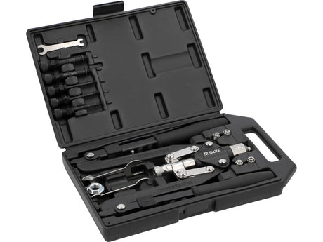 PRESĂ PENTRU NITUIT PROFESIONALA 2 ÎN 1 YATO YT - 36088 , nituri: 3,2, 4, 4,8, 6, 6,4 mm , piulițe nituibile: M4, M5, M6, M8, M10 YATO - scule electrice si unelte profesionale - BricoMart