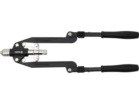 PRESĂ PENTRU NITUIT PROFESIONALA 2 ÎN 1 YATO YT - 36088 , nituri: 3,2, 4, 4,8, 6, 6,4 mm , piulițe nituibile: M4, M5, M6, M8, M10 YATO - scule electrice si unelte profesionale - BricoMart
