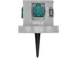 Priza de gradina cubica YATO YT-81272, IP44, 4 x 230 V - imagine 6
