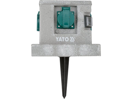 Priza de gradina cubica YATO YT-81272, IP44, 4 x 230 V - imagine 6