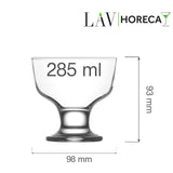 Pahar desert Santiago 285 ml, LAV