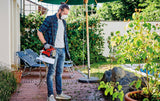 Pulverizator electric cu presiune Einhell GE - WS 18/35 Li - Solo PXC, li - ion, pompa automata pentru produse/ingrasaminte pentru protectia plantelor, rezervor transparent, furnizat fara acumulator sau incarcator Einhell - scule electrice si unelte profesionale - BricoMart