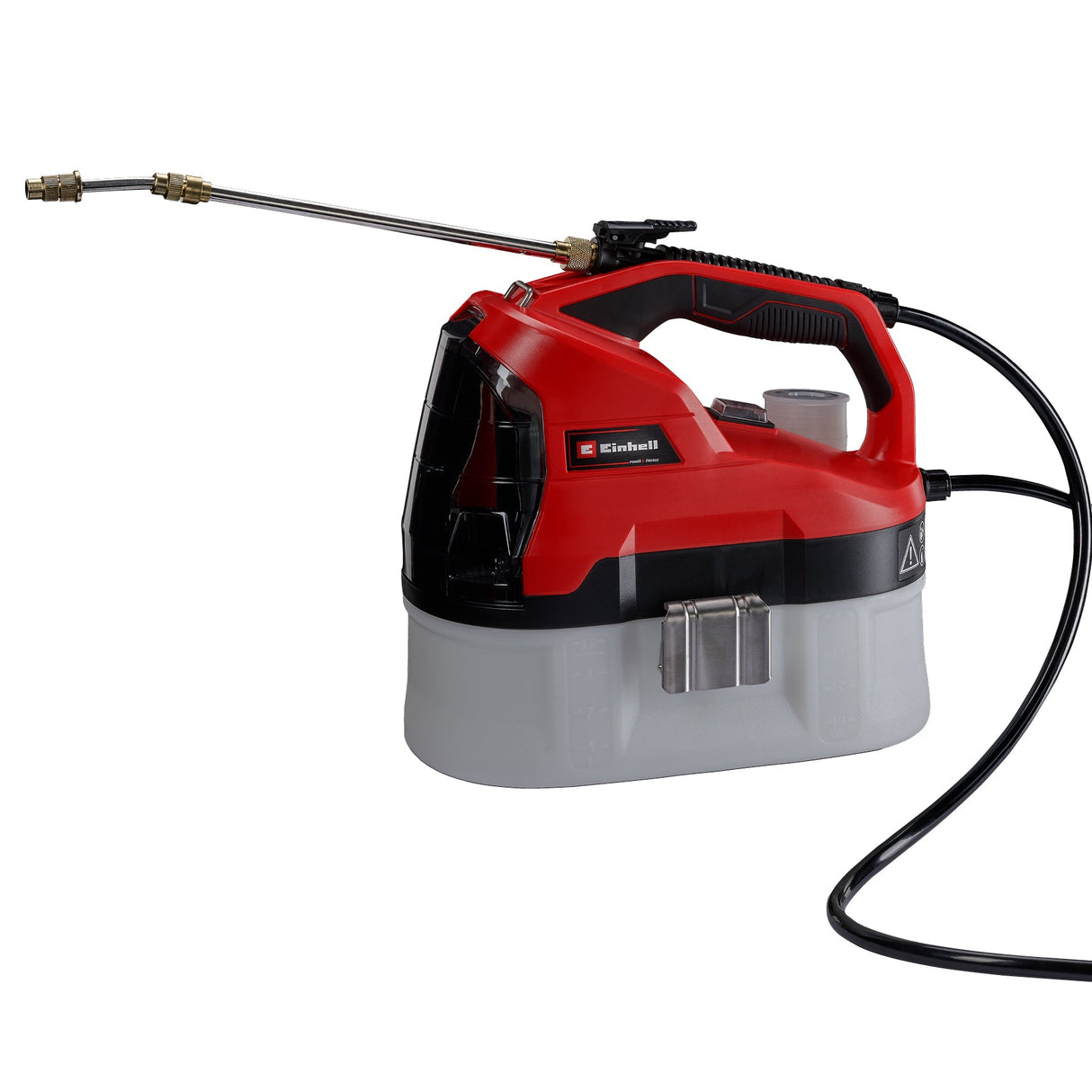 Pulverizator electric cu presiune Einhell GE - WS 18/35 Li - Solo PXC, li - ion, pompa automata pentru produse/ingrasaminte pentru protectia plantelor, rezervor transparent, furnizat fara acumulator sau incarcator Einhell - scule electrice si unelte profesionale - BricoMart