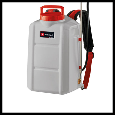 Pulverizator electric pe acumulator Einhell GE - WS 18/150 Li - Solo Power X - Change (litiu - ion, rezervor de 15 l cu scala, duza reglabila din alama, lance de pulverizare din otel inoxidabil, fara acumulator sau incarcator Einhell - scule electrice si unelte profesionale - BricoMart